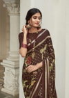Ajnabee Vol 2 By Kashvi Dull Moss Foil Printed Sarees Wholesale Market In Surat
